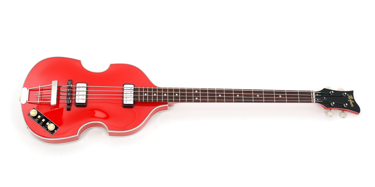 Violin Bass "Berlin" - Red