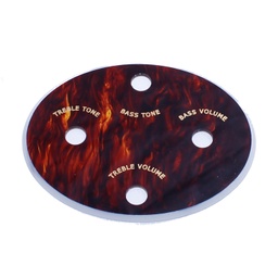 [HA1B-T] HA1B-T - Guitar/Bass Control Panel Plate 